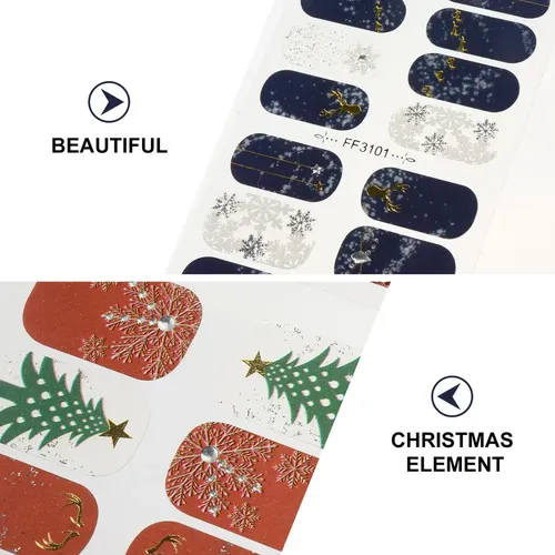 Pegatinas Navideñas Dp For Decoración De Uñas &ai &vm