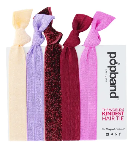 Cinta Para El Pelo Popband Winter Berry, 5 Unidades, Para Mu
