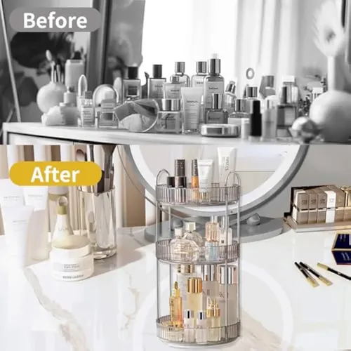 Organizador De Maquillaje Giratorio De 360°,