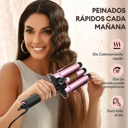 New Style Waflera Cabello Cerámica Rizador De Pelo Ondas