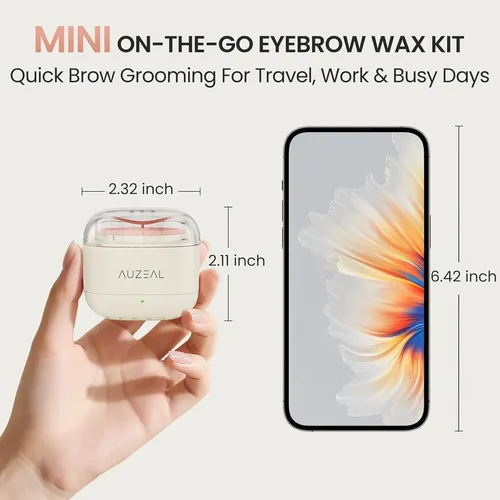 Kit De Cera Para Cejas Mini Auzeal Con Control Inteligente