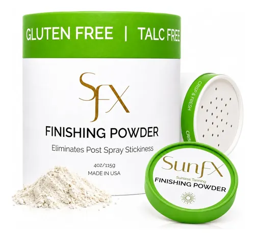 Polvo Fijador Sunfx, Velo Para Acabado Bronceado Posterior A