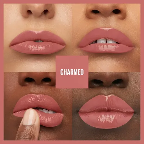 Labial Líquido Maybelline Superstay Vinyl Ink Acabado Brillante Color Charmed