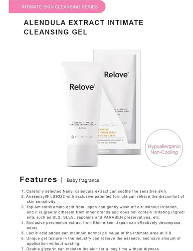 Gel Íntimo De Caléndula Relove (120 Ml)