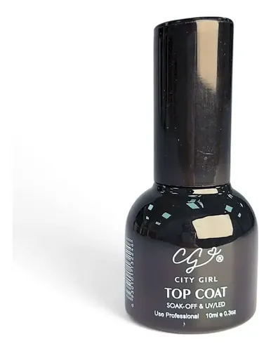 Top Coat City Girl 10ml Uv/led Semipermanente Profesional