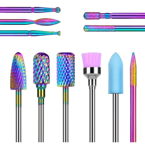 Set 11 Puntas Para Taladro De Uñas Tungsteno 2.35mm