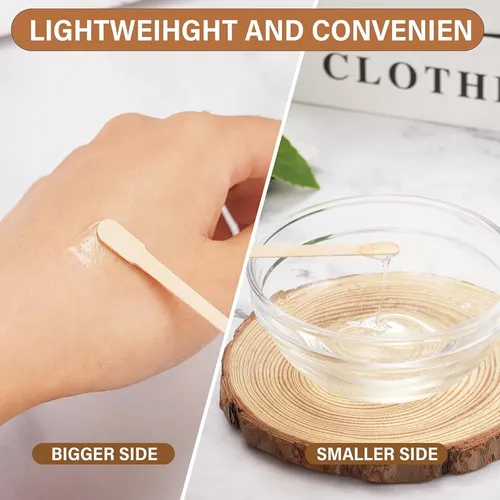 Espátulas De Madera Para Depilación Cejas Y Facial