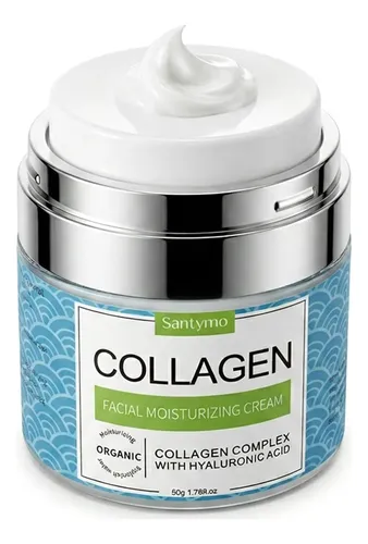 Crema Facial De Colágeno Con Ácido Hialurónico Santymo