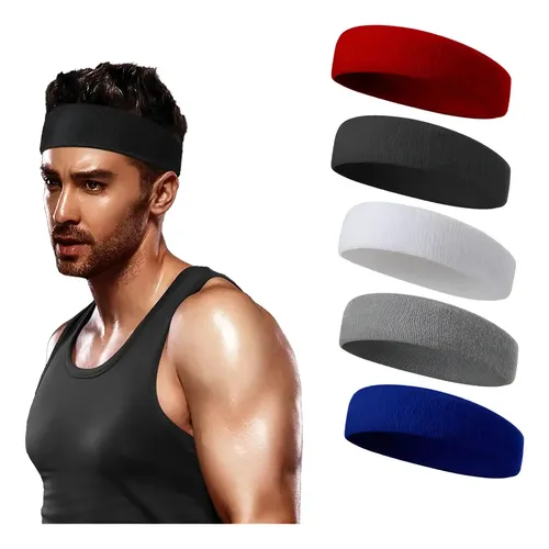 ..5diademas For El Cabello Deportivas, Antisudor Y De Secado