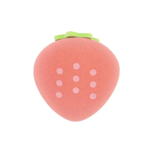 Esponja De Maquillaje Sin Látex De Doble Uso, Color Rojo Fre