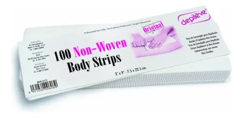 Tiras De Cera Corporal Depileve, Tiras Depilatorias Para Le