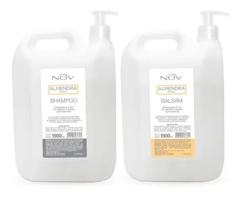 Kit Nov Shampoo/Acondicionador Acido Almendras 3.8 L