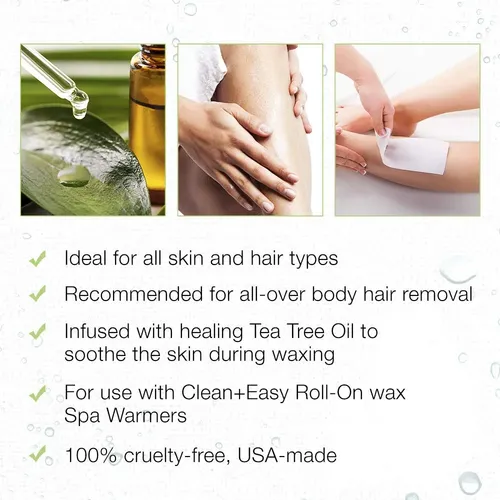 Cera Enrollable Con Forma De Árbol De Té Clean + Easy Para D