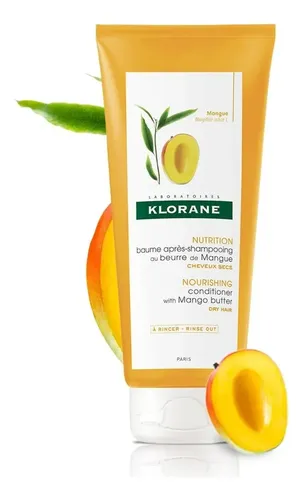 Klorane Bálsamo Acondicionador Manteca De Mango Crema De Enjuague Cabellos Secos Mangue