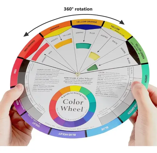 Circulo Cromatico Profesional Interactivo Mezcla Color