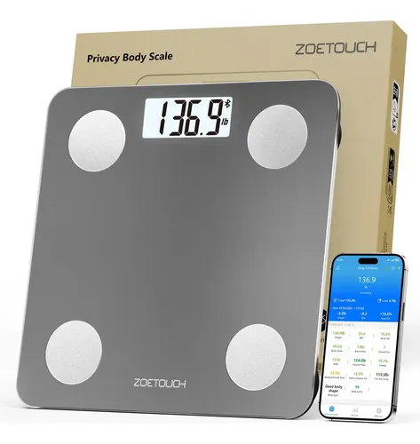 Zoetouch Bascula Inteligente Con Imc, Masa Muscular De Grasa
