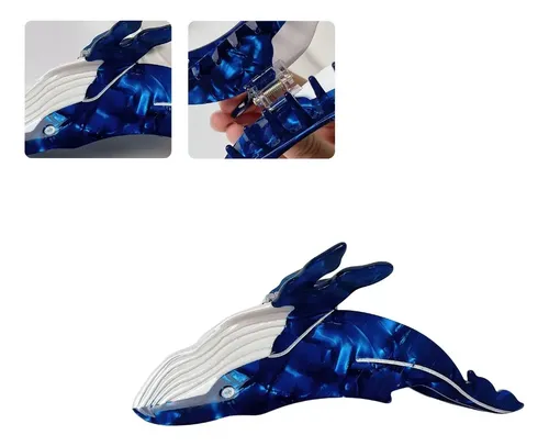 Pinza De Pelo De Animal Con Forma De Ballena Para Mujer