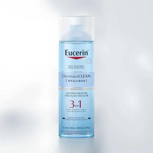 Agua Micelar Eucerin Dermatoclean Hyaluron 3 En 1 200ml