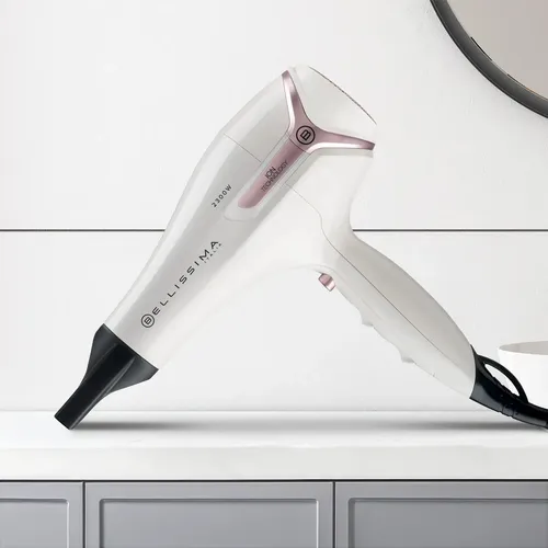 Secador De Pelo Con Accesorios K9 2600 Blanco Bellissima