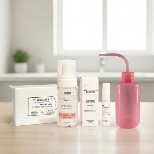 Kit Para Limpiar Rostro Y Pestañas Skincare Melania Micelar