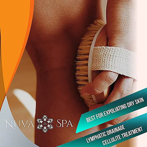 Cepillo Corporal Bambú Exfoliante Anticelulitis Spa