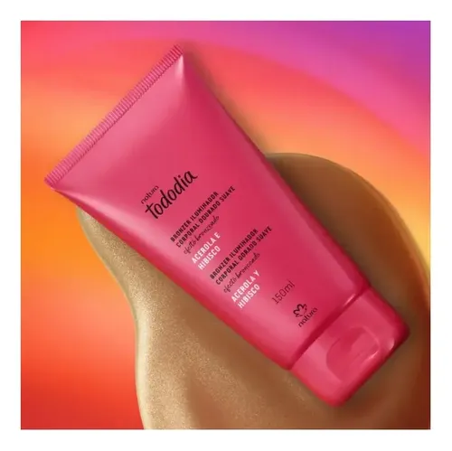 Bronceador Iluminador Corporal Acerola Y Hibisco Dorado Suave
