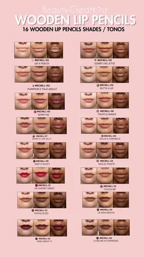 Delineador De Labios Beauty Creations De Madera Color Butta U Up