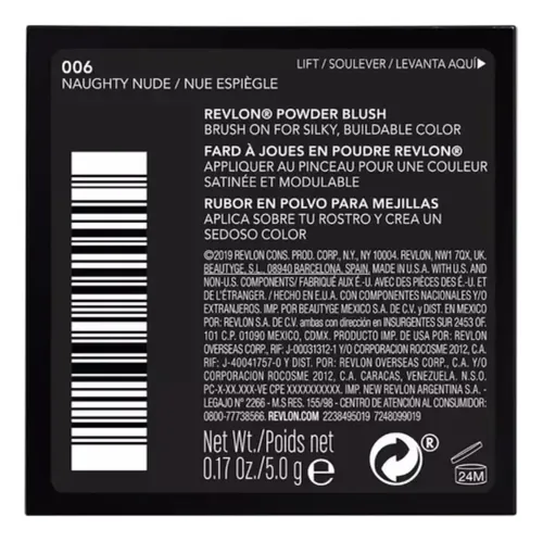 Revlon Rubor En Polvo Powder Blush 6 Naughty Nude
