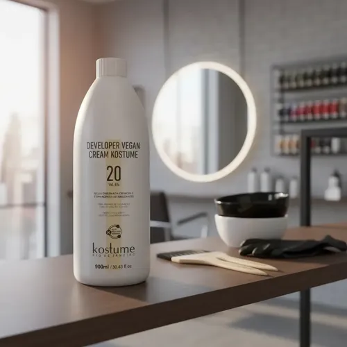 Agua Oxig 20v Kostume Vegano 900ml Desarrollador Sin Toner