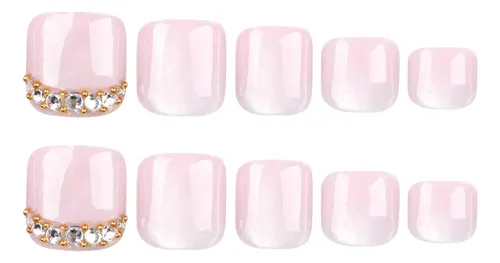 Xw. Aflorish- Pegatinas For Dedos De Los Pies Con Diamantes