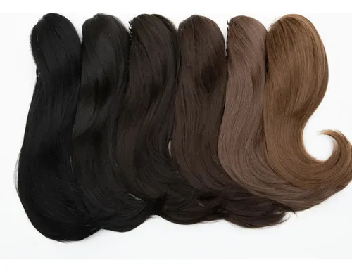 Extensiones De Cabello De Fibra Sintética (t5) Con Pinza En