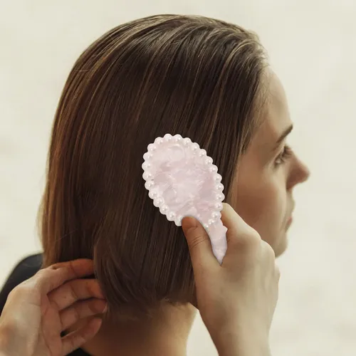 Peine De Dientes Anchos Para Cabello Mujer Masaje Acético