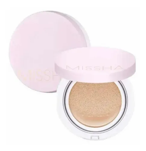 Base de Maquillaje Missha Magic Cushion Cover Lasting Tono 21 con FPS 50 y Acabado Natural