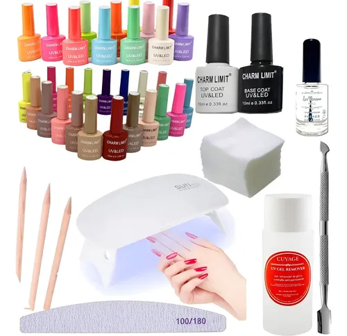 Kit Inicial Manicuria Semipermanente Led/ Uv Inicio
