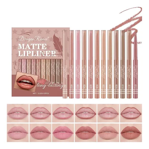 Set De Delineadores 12 Colores Bekoeen Mate Resistente Al