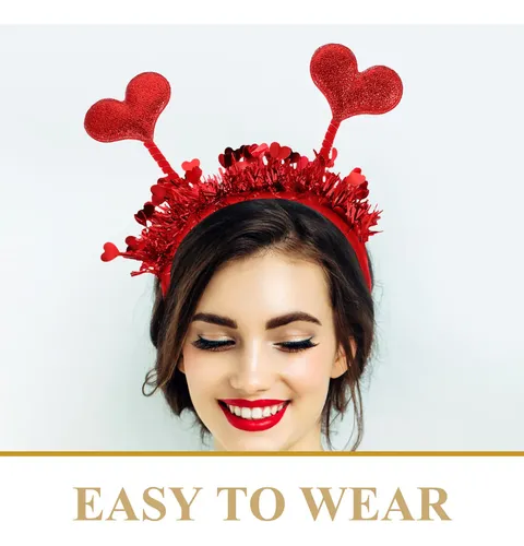 Diadema En Forma De Corazón Para El Día De San Valentín Con