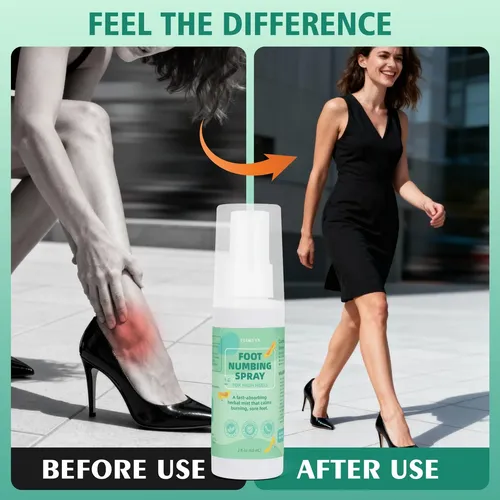 Heel Foot Care Spray For Women, Foot Numbing Spray For High