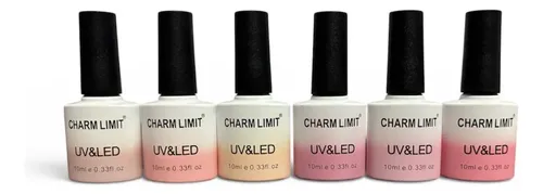 Kit Manicuria Semipermanente Charm Limit X 6 Gel Via Lactea
