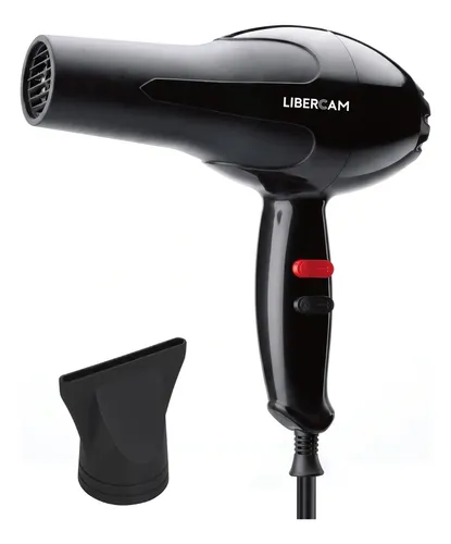 Secador De Pelo Cabello LIBERCAM RSEC-02 Frio Caliente 2 Velocidades 1800W Color Negro