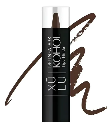 Delineador Kohol Marron Tipo Hindú Xúlu Cosméticos Z382