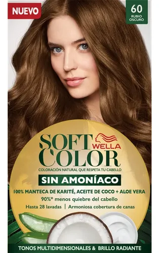 Wella Soft Color Kit Tintura Semipermanente 60 Rubio Oscuro