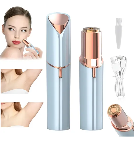 . Depiladora Facial Eléctrica Recargable Usb Con Luz Led, .