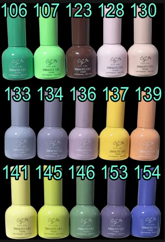 Esmaltes Semipermanentes City Girl 10ml X 24