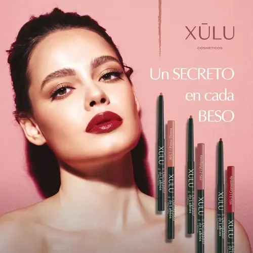 Delineador De Labios Retractil Automatico Xulu Z395 Color 3 BORDO