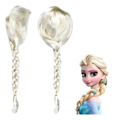 Nueva Peluca De Elza Frozen Para Disfraces Infantiles, Fiest