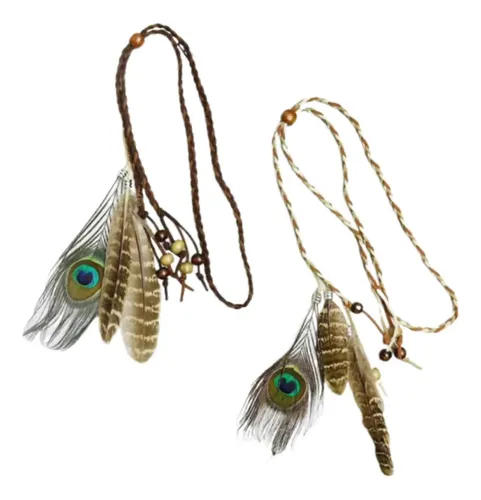Tocado De Plumas, 2 Piezas, Accesorios Fotográficos Profesio