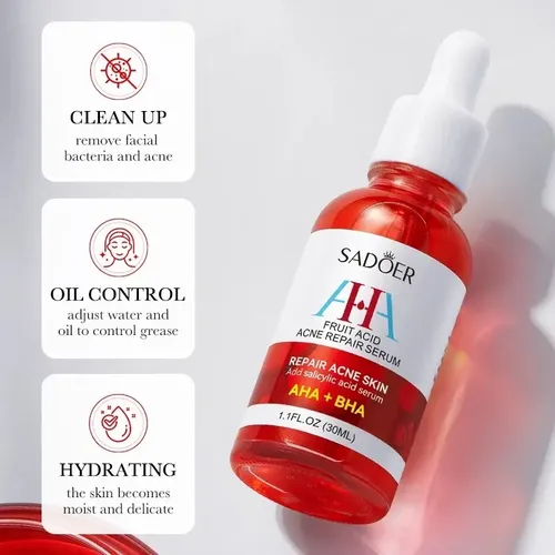 Serum Ácido Salicílico Frutal Reparadora Del Acné Hidratante Tipo De Piel Todo Tipo De Piel