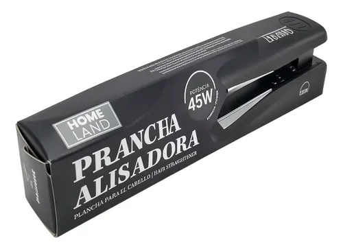 Plancha Alisadora Home Land 45w Negra