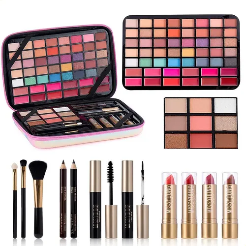 Paleta Multiuso Blush Sombra Iluminador Batom Maquiagemzq