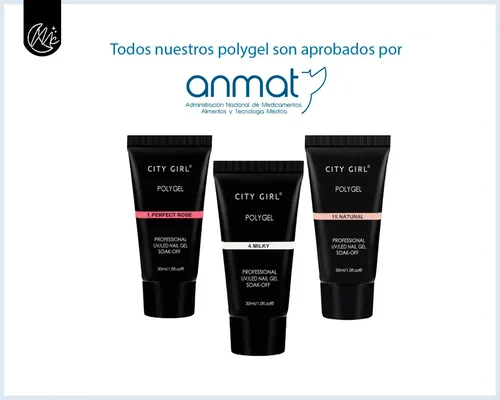 Kit X8 Polygel Uñas Soft Gel Semipermanente Set Completo
